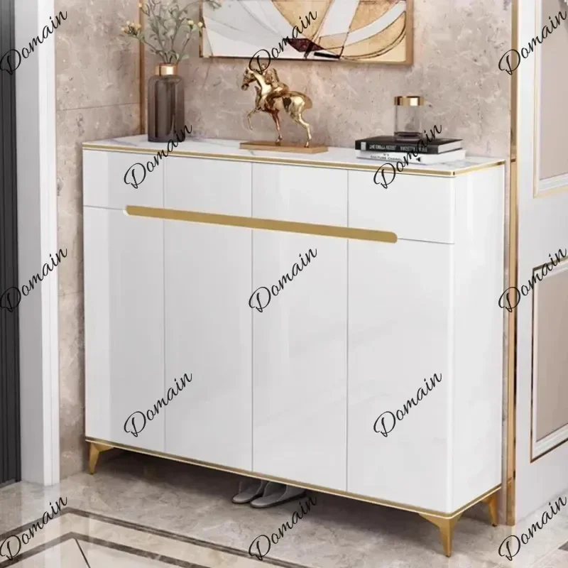 SM Accent Modern Shoe Rack Entry Multi Layer Space Saving Fashion Interior Shoe Rack Multifunction Designs Gabinete Home Product