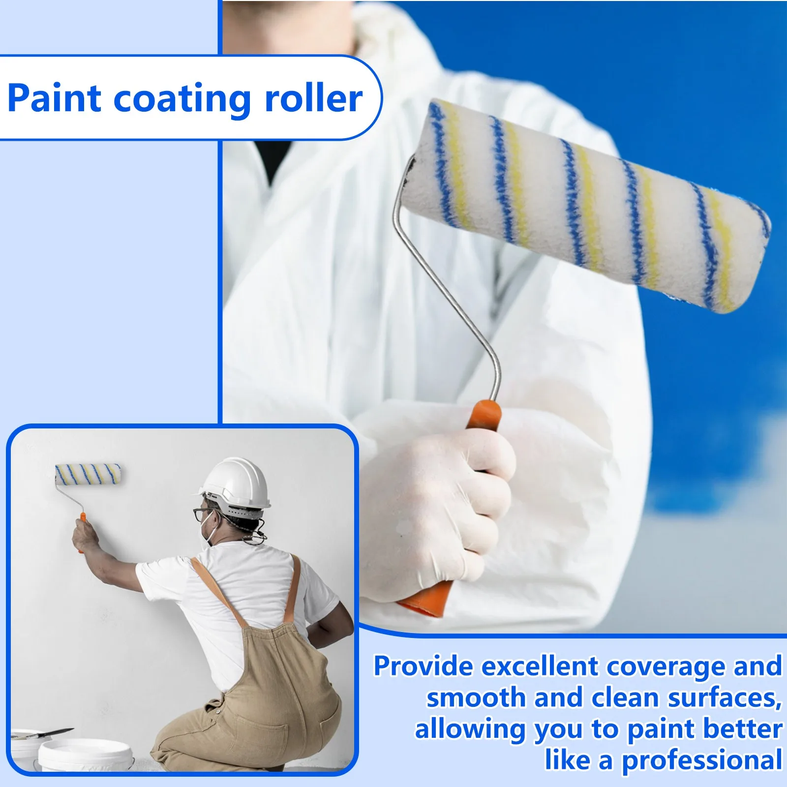 1-5PCS Paint Roller Brush Corner Drum Brush Multifunctional Wall Brushes Tackle Roll Decorative Precision Painting Brush Tools