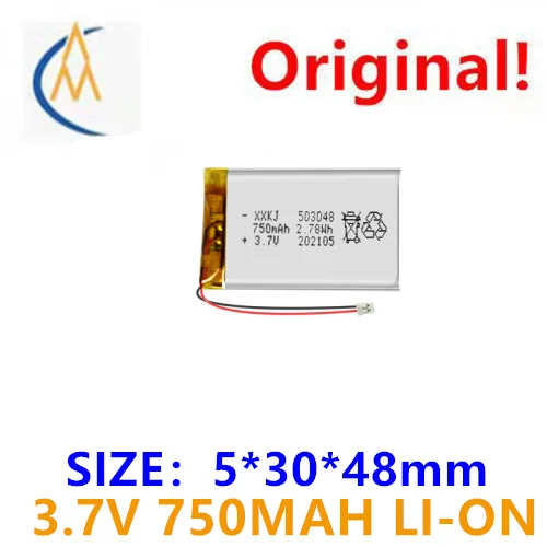 acheter plus sera pas cher XXKJ 503048   Stock 750 mAh 3.7 V batterie au Lithium polymère lampe LED intelligente charge multiprise panneau de Protection