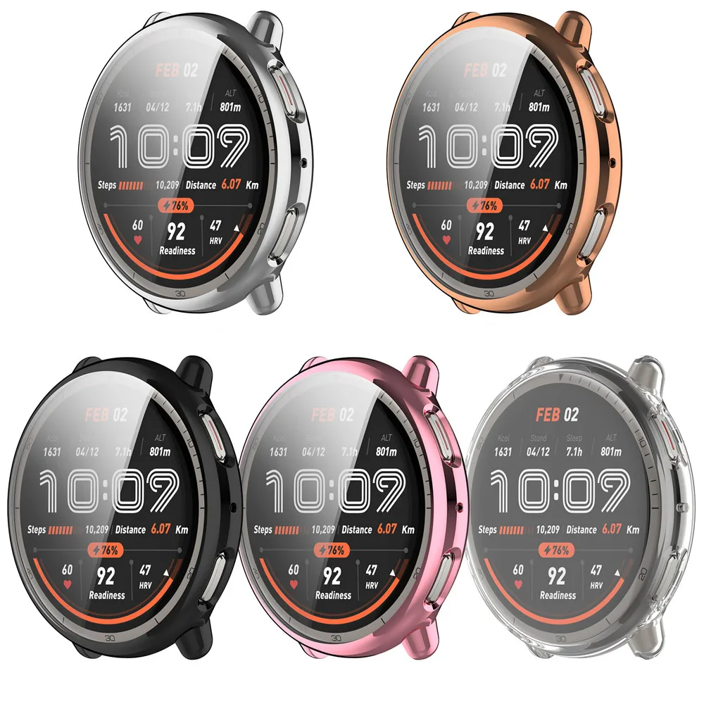 Защитный чехол для Huami Amazfit Active2 A2437, мягкий ТПУ, чехлы «все включено», защитный чехол, бампер, аксессуары для часов