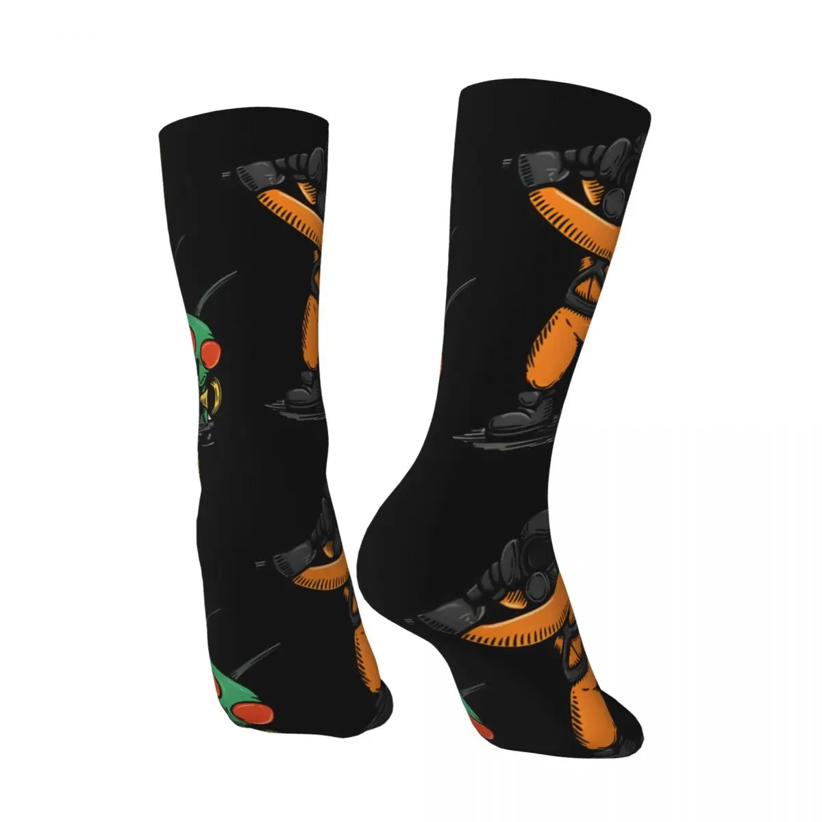 Hip Hop Retro Kill Crazy Men's compression Socks Unisex L-Lethal Company Street Style Pattern Printed Funny Novelty Happy Crew