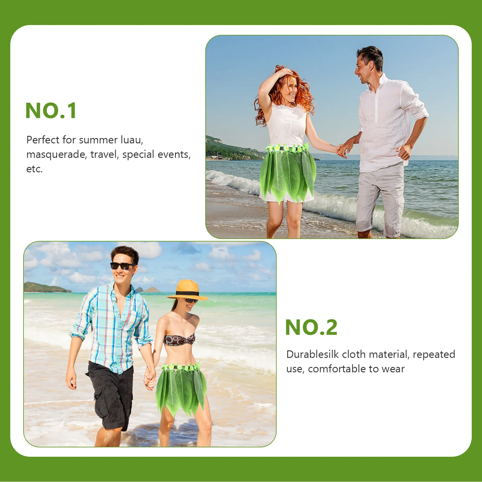 

Hawaiian Hula Skirt Props Women Grass Dance Costume Silk Luau Party Outfits Performance Beach Halloween Costumes