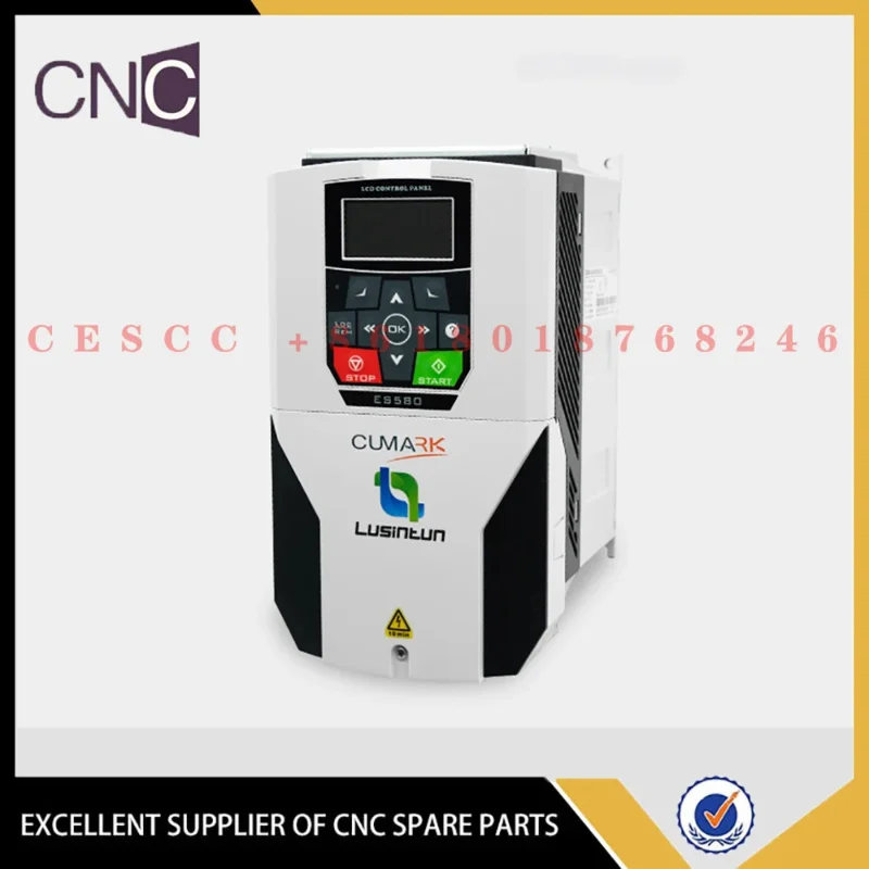 VFD CNC machining AC spindle Kumark vector water-cooled inverter heavy-duty general purpose 4/5.5/7.5KW 220V/380V ES580