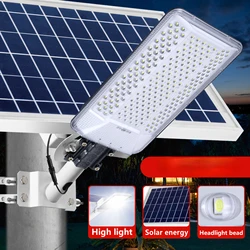 Solar Lights Outdoor 10000mah Aluminum Wall Lamp Powerful LED for Sunlight Lighting Garden Waterproof Street Light