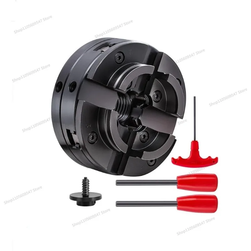 For 4-Inch Self-centering Chuck, Woodworking Machinery Linkage Single-action Chuck