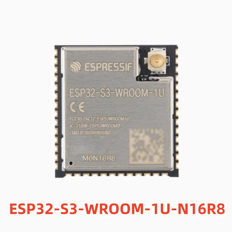 ESP32-S3 ESP32-S3-WROOM-1U n16 n16r2 n16r8 wifi bluetooth-compatível PS-RAM dual-core ble 5.0 16mb flash 2mb 8mb módulo sem fio