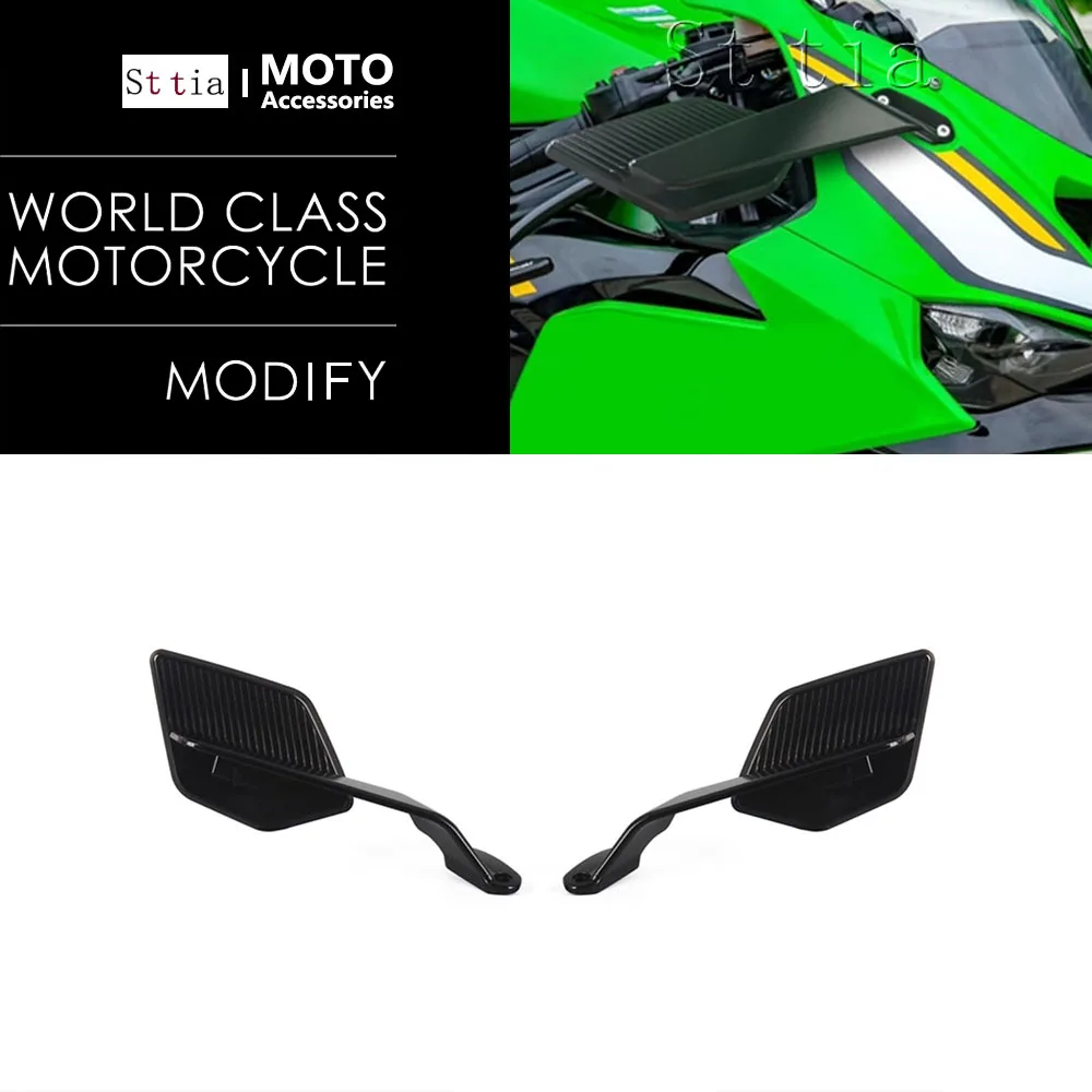 Motorcycle Side View Mirror For Kawasaki Ninja 636 ZX-6R ZX6R ZX 6R 2019-2025 2026 Stealth Winglets Rearview Mirrors