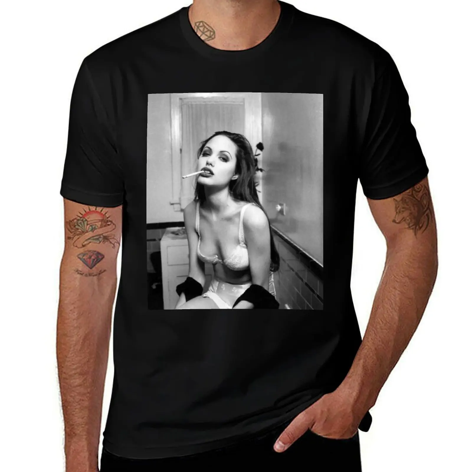 

Angelina Jolie T-Shirt t shirts with prints anime tshirt T-Shirt