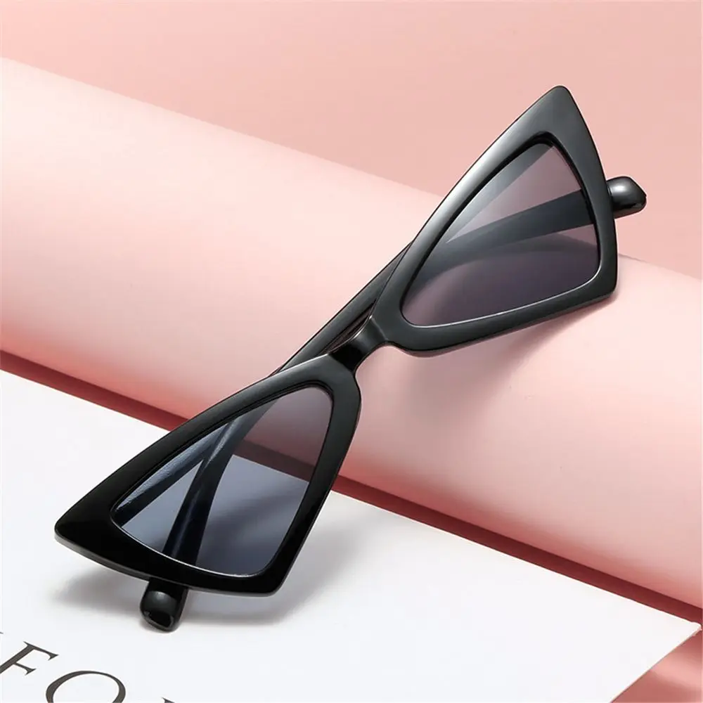 

Tinted Narrow Cateye Sunglasses for Women Cat Eye Sunglasses Inverted Triangle Glasses Sunglasses