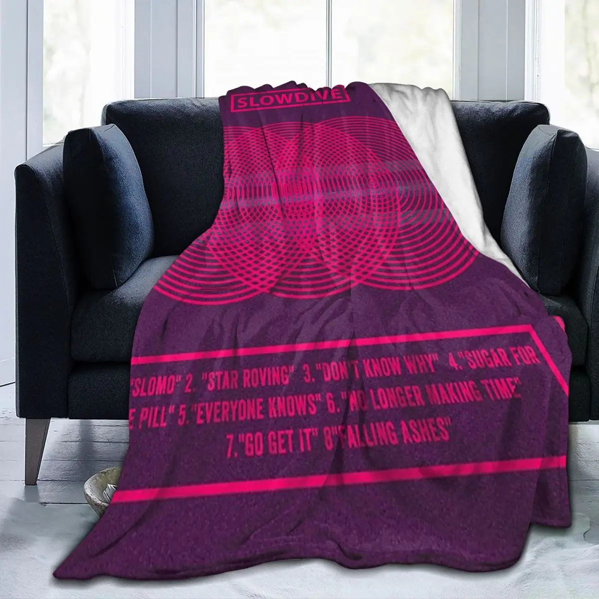 

Throw Blanket SLOWDIVE Micro Fleece Blanket Four Sizes Blanket Personalized Comfortable For Living Room AntiPilling Blanket