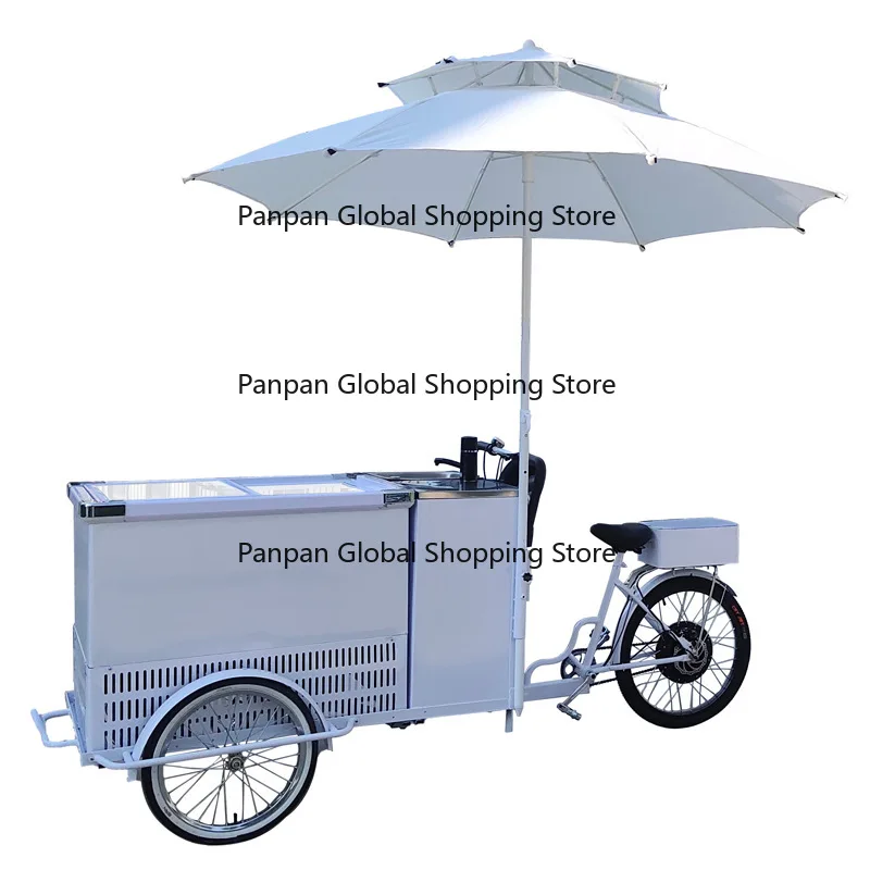

Classic Fashion White Canopy Food Truck for Sale for Snacks Like Ice Cream and Pizza Vending