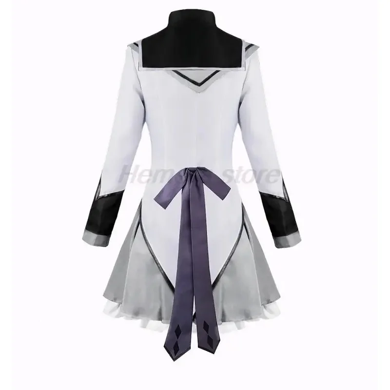 2025 yiyi Anime Magical Girl Puella Magi Madoka Magica Homura Akemi Cosplay Costume Fighting Uniforms Wig Socks for Mahou Shoujo