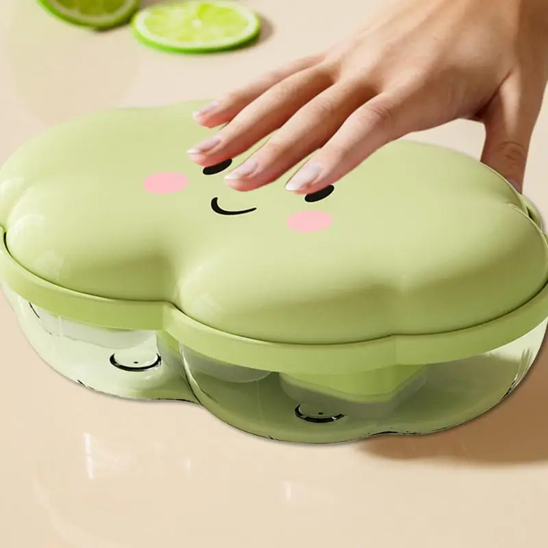 قوالب مكعبات الثلج الصغيرة على شكل سحابة قوالب الثلج للطعام مع غطاء أدوات المطبخ متعددة الوظائف مبردات التخييم للزبادي والزبادي