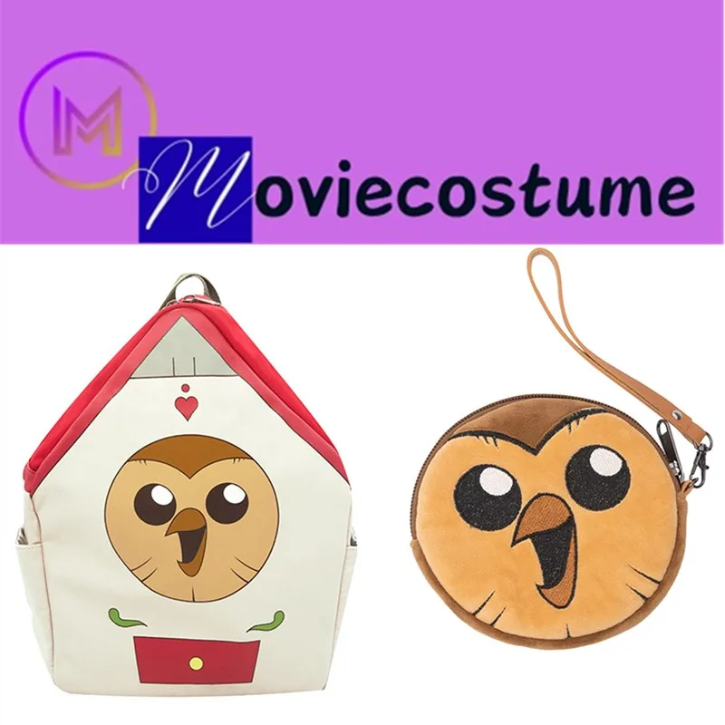 

Взрослый/Детский Фантазия Сова Косплей Дом Хуты Сумка Рюкзак Плюшевый Кошелек Портмоне Мультяшные Сумки На Ремне Аксессуары Для Костюмов