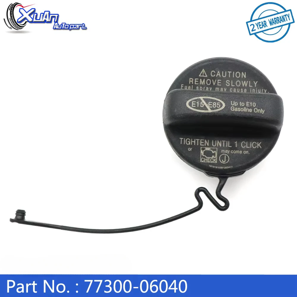 

XUAN Car Fuel Tank Gas Filler Cap Lid Tether Threaded 77300-06040 For Toyota 4Runner Camry Corolla Highlander Lexus ES350 GS350