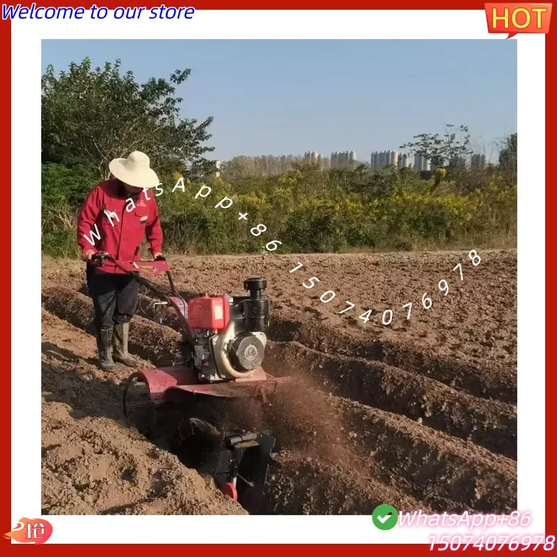 2026 High Quality Directly Connected Mini Tiller Farming Equipment for Paddy Field and Dry Land