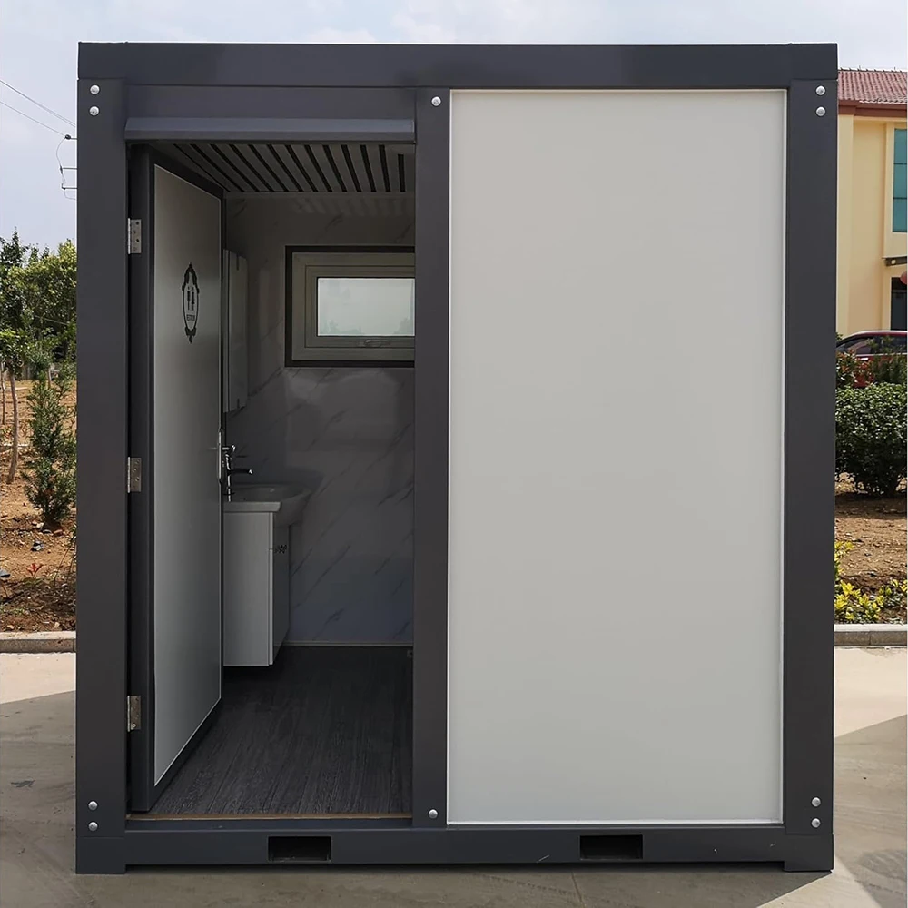 

Cheap Tiny House Prefab House Bathroom Public Outdoor Cabin Mobile Plastic Portable Toilet Showers(Deposit Price