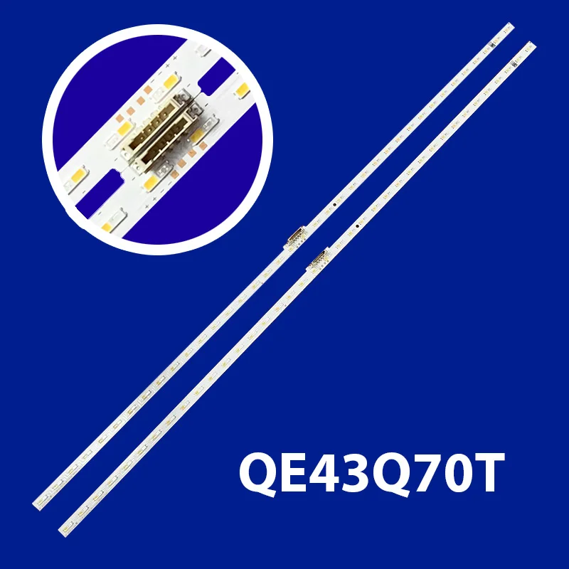 

100% новые светодиодные ленты из 2 шт./комплект для 43 телевизоров QE43Q70T QE43Q75T QE43LS03TAUXXU QE43Q65TAUXXU QE43LS03TAU QE43Q65TAU QE43LS03T QE43Q65T