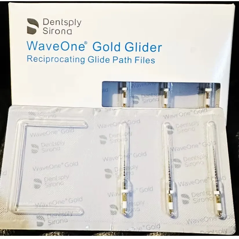 5PKS Waveone Gold Glider ENDODONTIC RECIPROCATING Glide Path File Heat Activation Endodontic Flexible Dentist Use for Root Canal