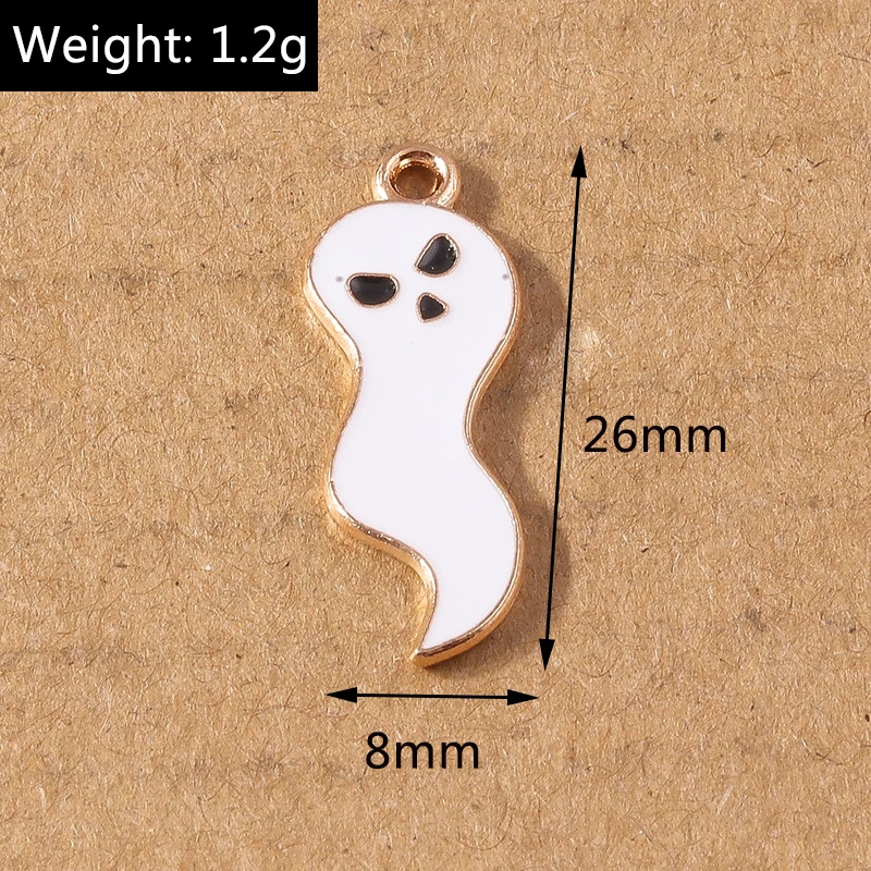 10 teile/los halloween schmetterling schädel bezaubert fledermaus anhänger für schmuck herstellung halskette ohrringe diy halloween geschenk zubehör – Detail 15