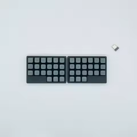 WPLANK Split Mechanical Keyboard Wireless Single-Mode 2.4G Hot-Swap Customized Ergonomic Support VIAL Office Pc Accessories Gift