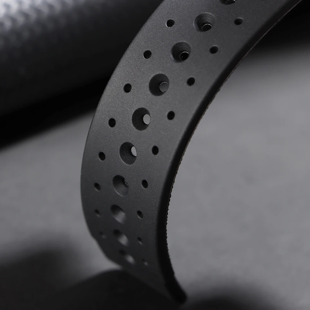 ND الحدود غواص سيليكون حزام 20 مللي متر 22 مللي متر 24 مللي متر ل Seiko المياه شبح الراتنج الرجال الرياضة حزام (استيك) ساعة ل كاسيو المواطن بروماستر