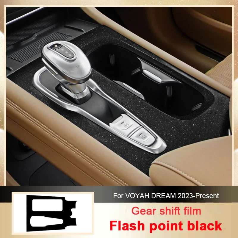 

Car Carbon Interior Sticker Window Lifting Panel Decal Gear Door Protective Film Accessory For VOYAH DREAM 2023-Present LHD