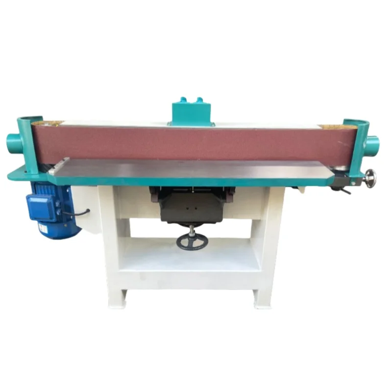 Metal Vertical Channeling Belt Sander for Woodworking Drawing Deburring Polishing Machine with Broadband Edging for Solid Wood