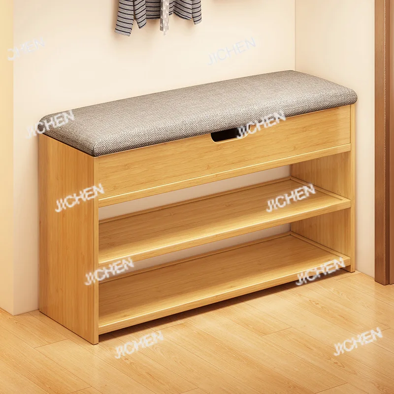 

At the door of the shoe changing stool, the household shoe wearing stool can be seated at door. Storage shoe cabinet