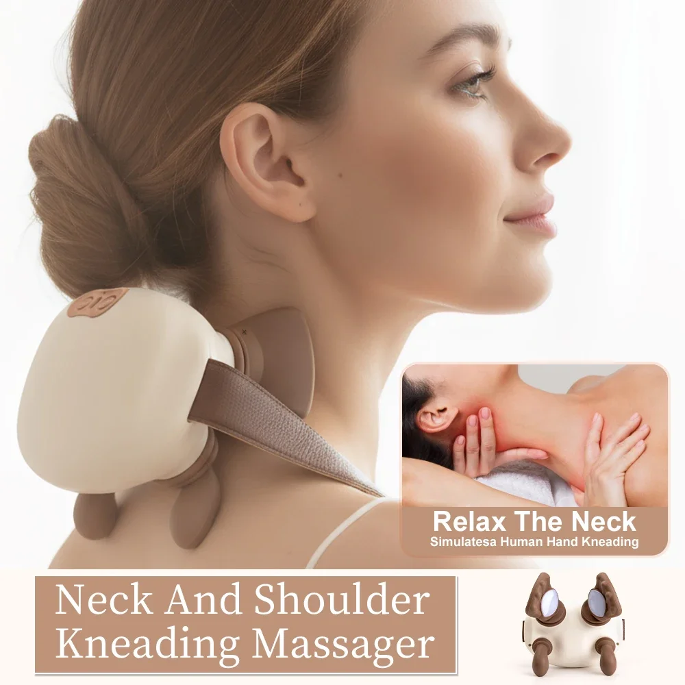 

Электрический массажер для шеи и плеч, расслабление мышц икры ног, массажная шаль для плеч и спины, массажер для шеи Masajeador