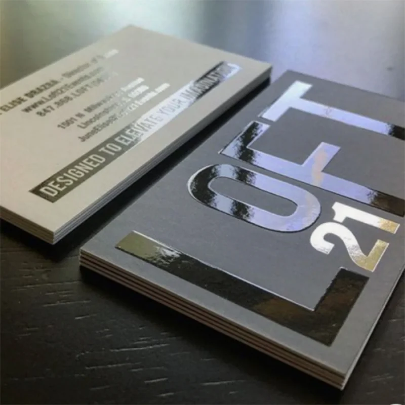 

20 0.Zhang. custom. elegant customized offset printing silver foil business cards, matte finishing paper custom business ca