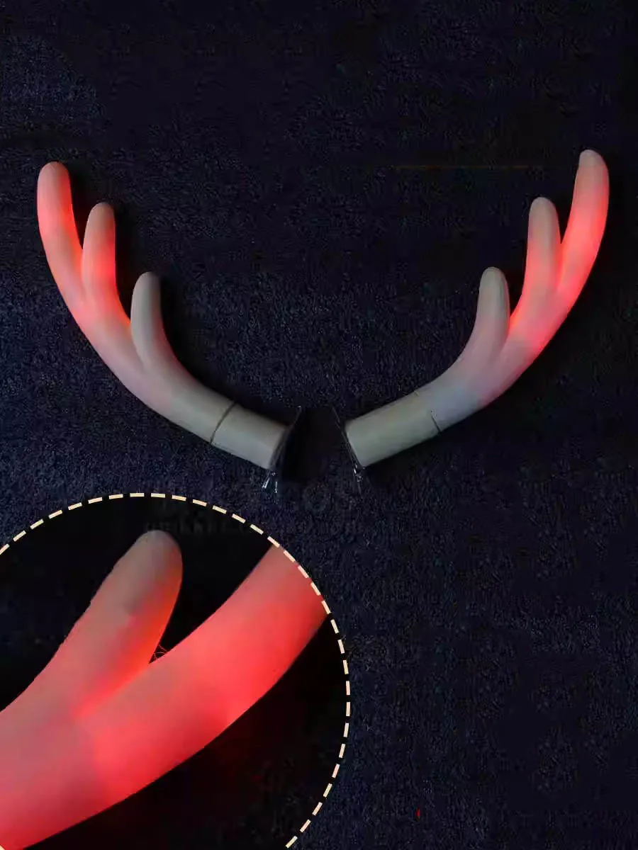 Anime My Deer Friend Nokotan Noko Shikanoko Antler Hairband Cosplay Hairclip Nokonoko Horns Luminescent Halloween Role Party