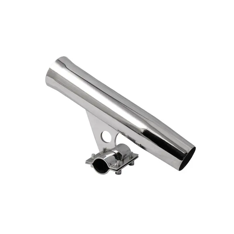 

Durable-Boat Accessorie Marine Stainless Steel Clam On Fishing Rod Holder For Boat