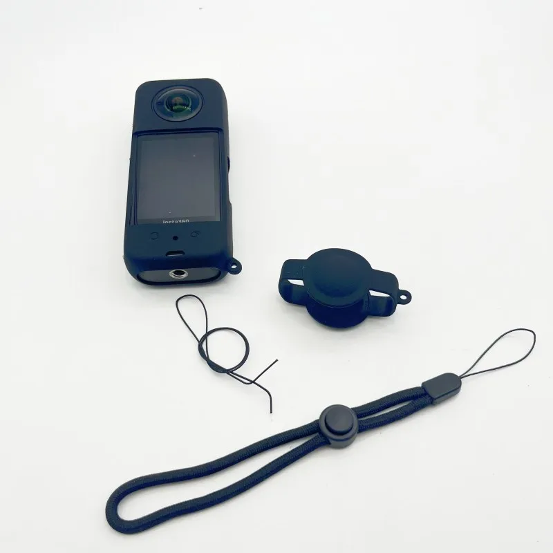 Insta360 one X3 аксессуары резиновый силиконовый чехол Корпус мягкая оболочка протектор + крышка объектива Крышка для камеры Insta360 Vision