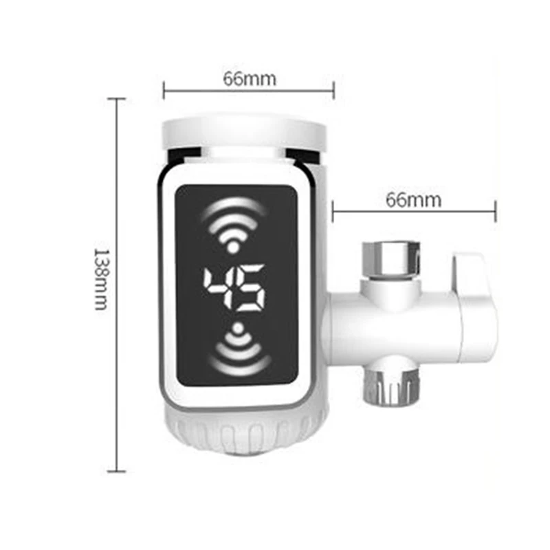 

A74E-без установки, быстроразъемный, устойчивый к высоким температурам электрический кран для горячей воды, ЖК-дисплей температуры, электрический Ho
