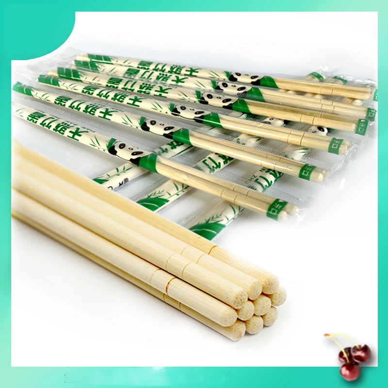 10/50pcs Disposable Kitchen Tableware Chopsticks Chinese Bamboo Material Tableware Eco-Friendly Household Chopsticks Wholesale