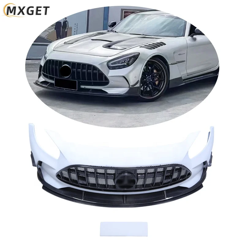 Upgrade the fiberglass half carbon fiber body kit of Mercedes AMG GT GTC GTS GTR to the black series BS wide body kit