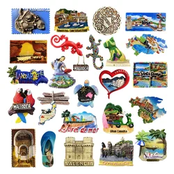 Europe Spain 3D Refrigerator Magnet Tourist Souvenirs Stickers,Home & Kitchen Decoration Fridge Magnet Message Sticker