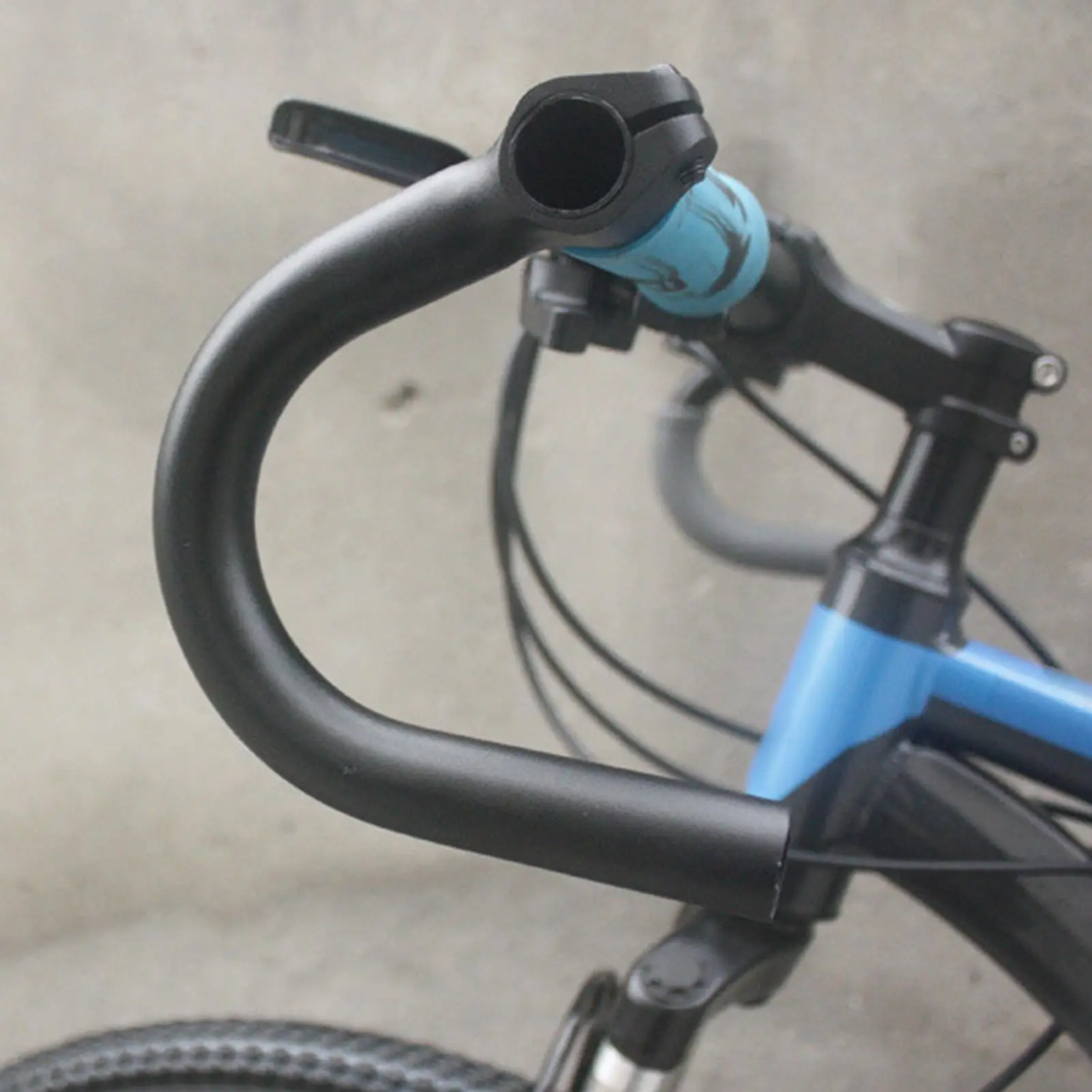 Image of Fahrrad-Lenkerenden, Mountainbike-Umbau, Rennrad-Biegelenker, Aluminium-Legierung Gebogener Lenker, Zusätzlicher Lenker