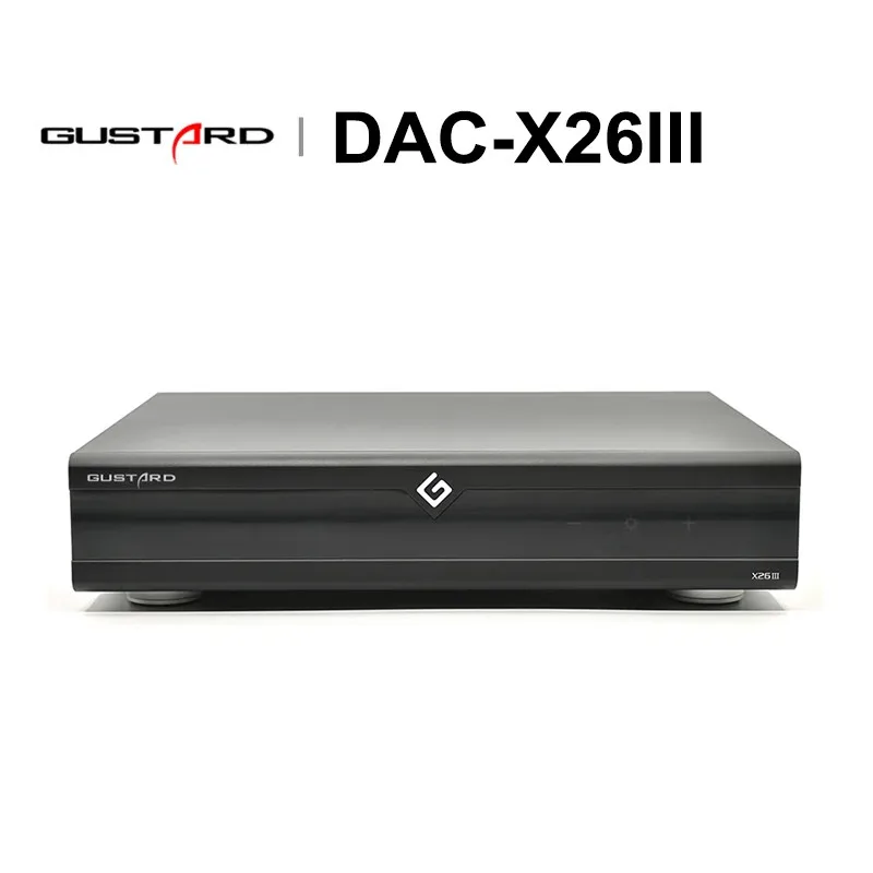 Gustard DAC-X26III Hi-Fi настольный аудио USB цифро-аналоговый преобразователь сетевой потоковый декодер поддерживает Roon Airplay UPNP NAA
