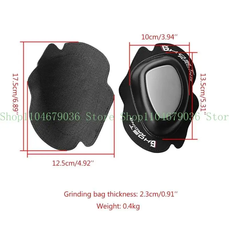 2Pcs Durable Motorcycles Knee Pad Slider Grinding Bag Pants Grinding Bag Anti-fall Slidings Block