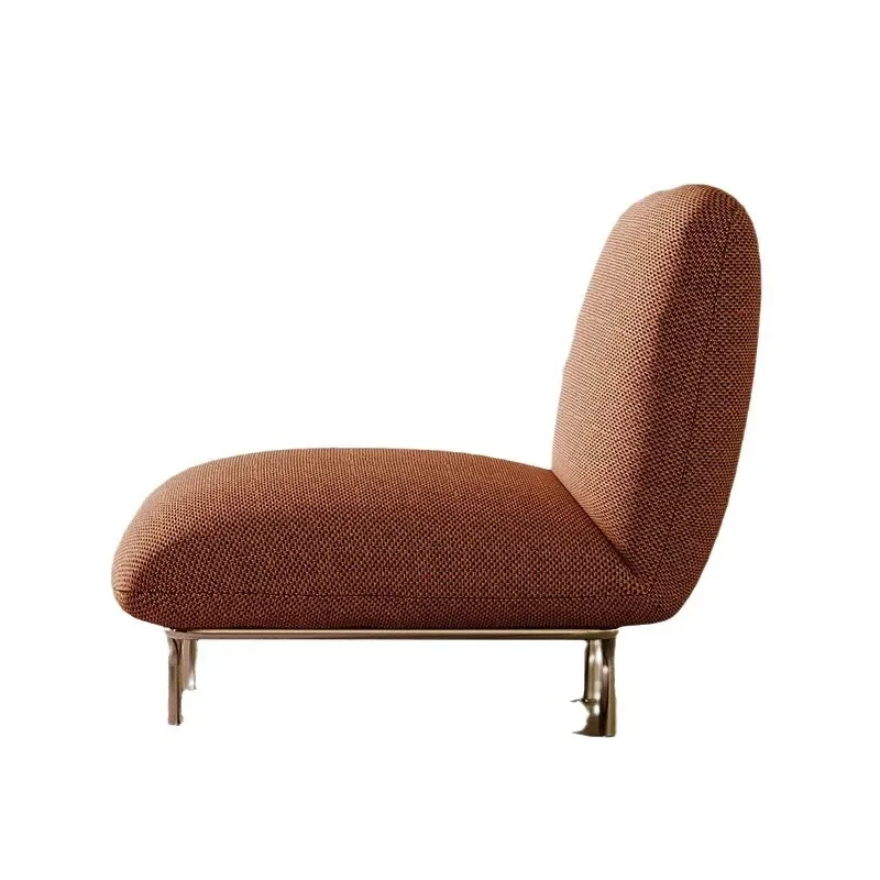 

Vintage armless sofa chair, single seat, shell chair, minimalist