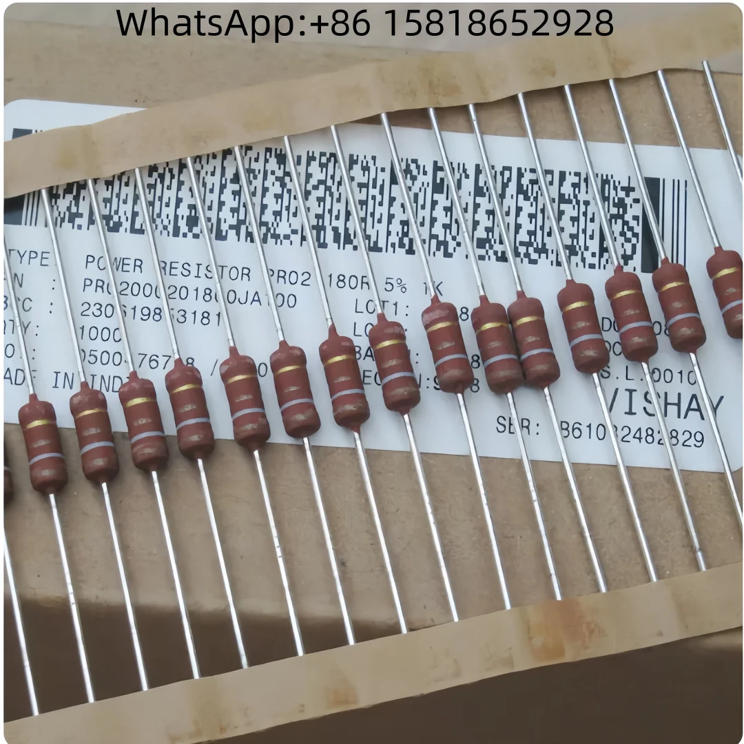10pcs VISHAY-BC 2W 180R 1% Resistor Copper Lead Metal Film PR02000201800JA100