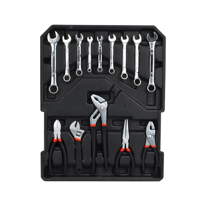 Mechanic Car Repair Kit Aluminum Cart Household Socket Set 499 Pieces Professional Manual Hardware Tools