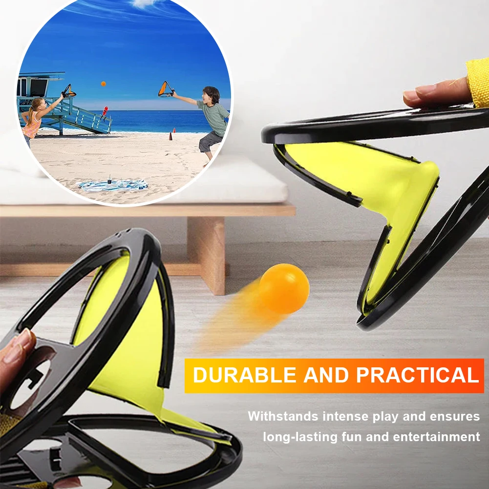 Strand Toss en Catch Ball Set Racket Gooi En Catch Ball Game Outdoor Strandspel voor kinderen/volwassenen/familie voor kinderen van 3-10 jaar