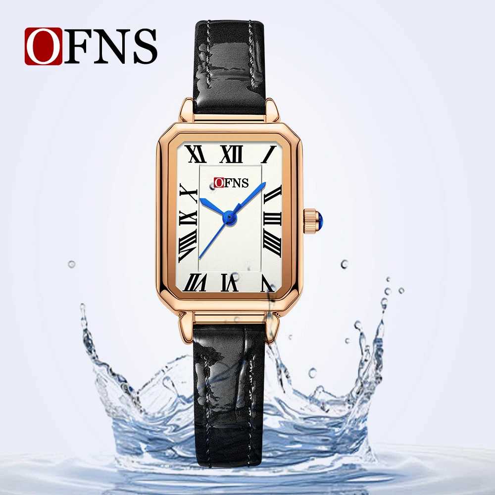 

Модные OFNS, новинка 1522, роскошные женские кварцевые часы, водонепроницаемые римские весы, простые модные деловые женские кварцевые часы