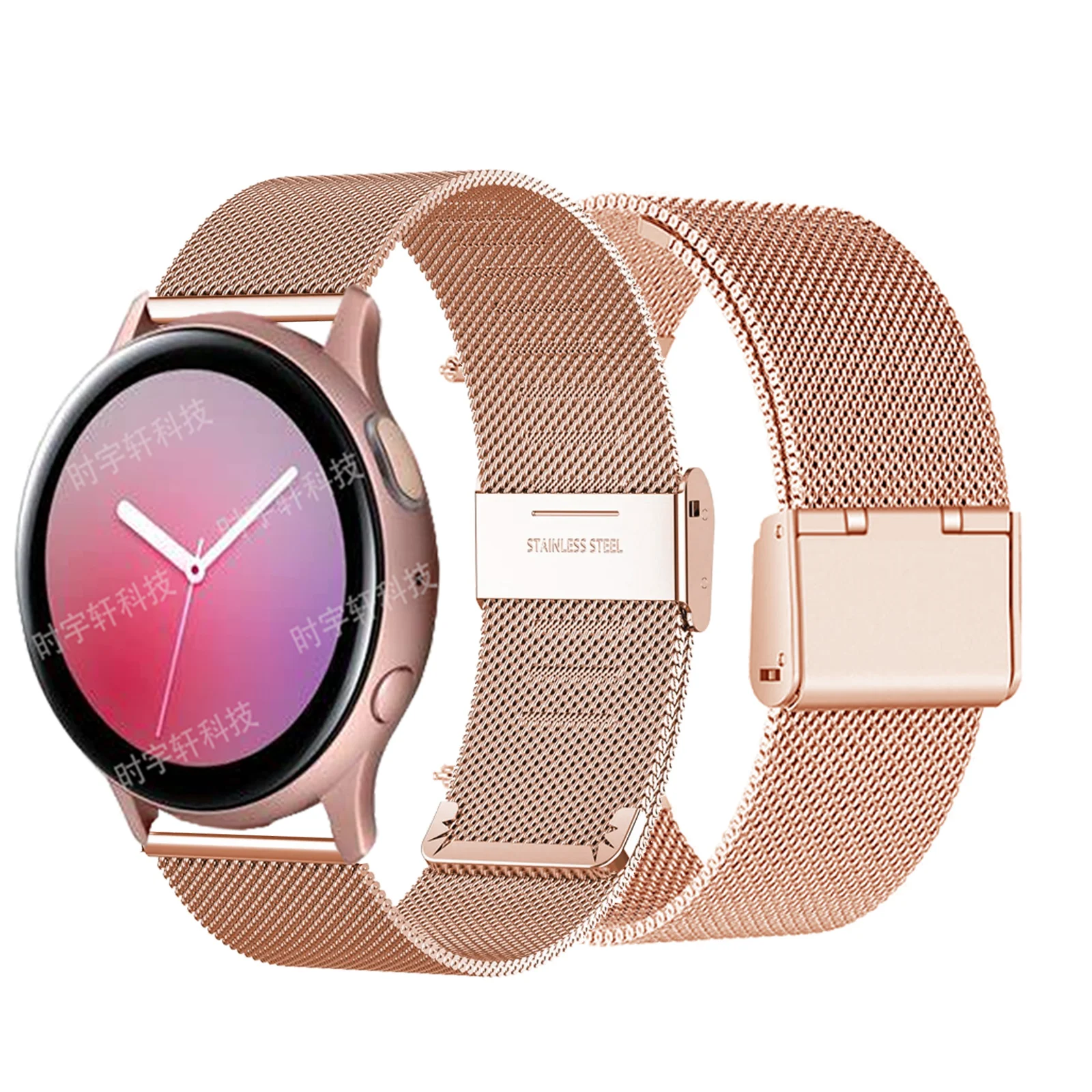 Strap for Samsung Galaxy watch Active 2/4/5/5Pro 44mm/40mm Milanese loop 20mm Bracelet Galaxy Watch 6 4 classic 46mm 42mm