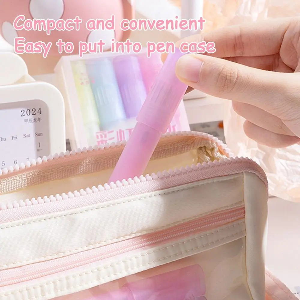 4Pcs Durable Quick Dry Tacky Glue Pen Colorful Large Capacity Dispensing Pen DIY Scrapbooking Dispensing Glue School Office