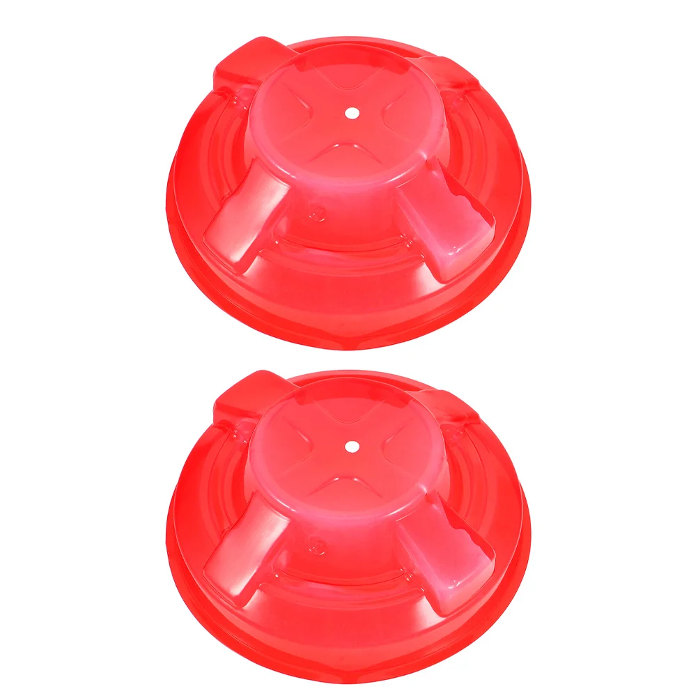 

2 Pcs Smoke Dust Cover Smokes Alarm for Baking Kitchen Protector Plastic