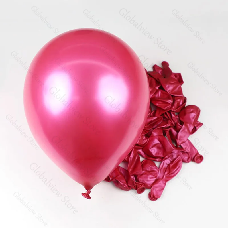 20 Stück 12/10/5 Zoll rote Latexballons Hochzeit Party Pink Rote Ballons für Geburtstag Babyparty Neujahr Weihnachten Helium Luftglobos – Detail 14